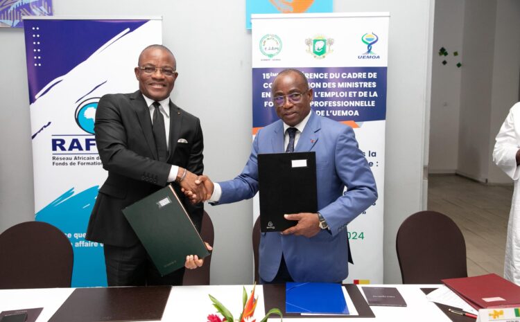  Signature d’une convention entre le RAFPRO et le CCMEFP-UEMOA