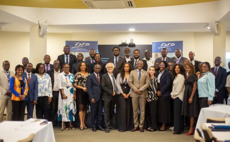  Formation professionnelle et technique/convention FDFP-ENCAF: Dr Philippe N’Dri, SG du FDFP, au cœur de la restitution des livrables