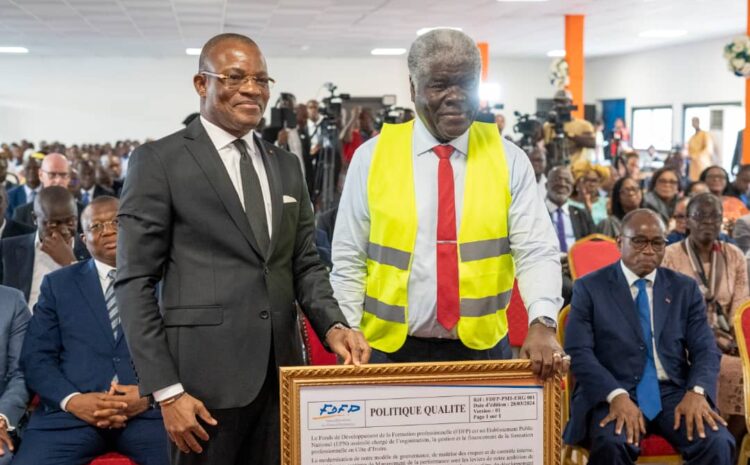  Visite de Monsieur le Premier Ministre au Lycée Technique d’Abidjan : Le FDFP, partenaire engagé pour une formation d’excellence