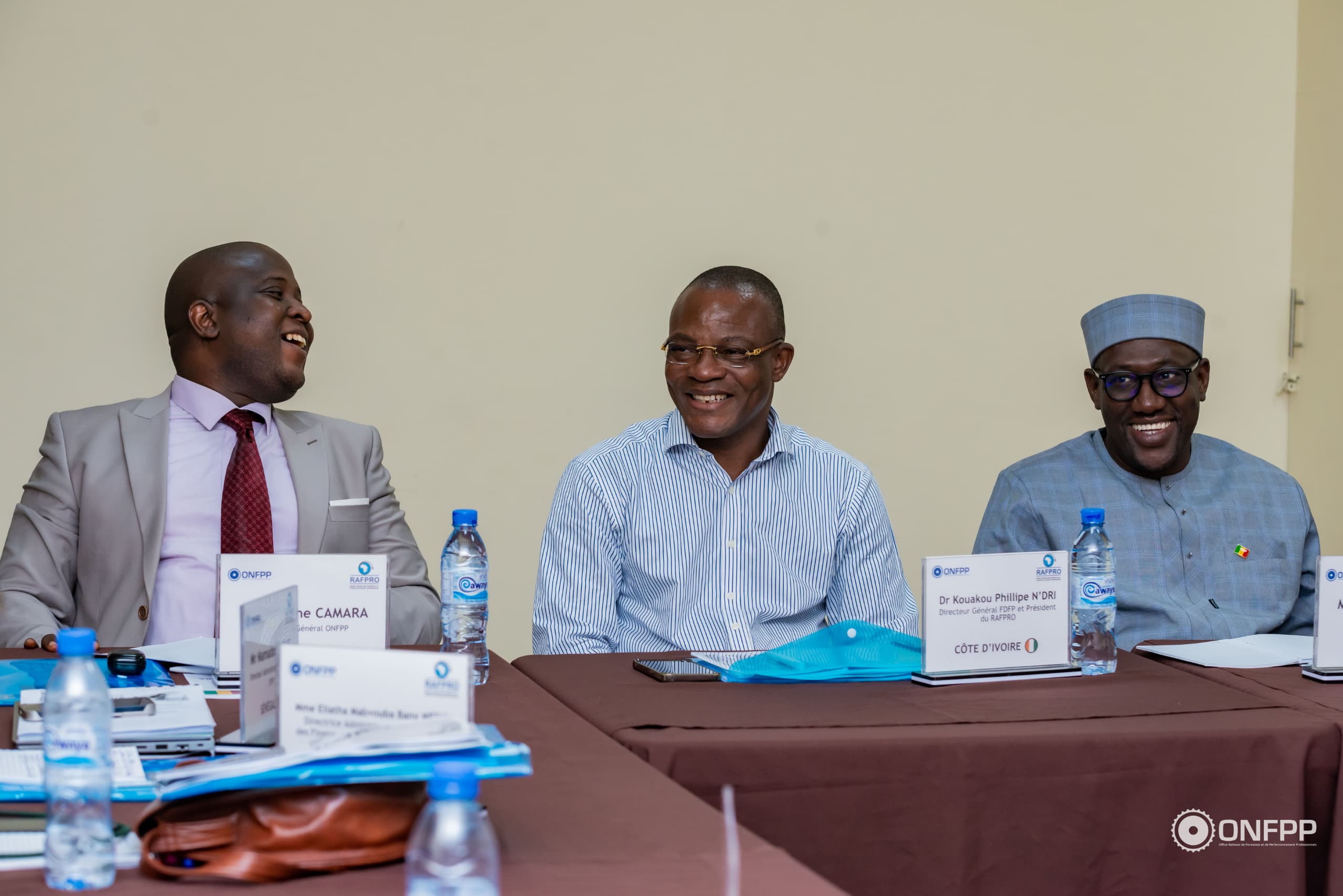 Participation du SG du FDFP, President du RAFPRO, Dr Philippe N’Dri , a une rencontre des managers, en Guinée Conakry