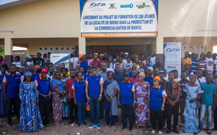  250 jeunes de Brobo bénéficient d’une formation financée par le FDFP👏🏽