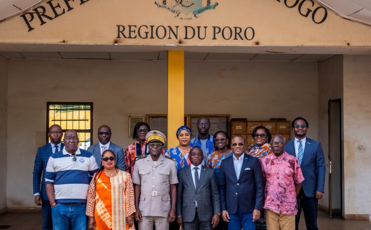  Visite du Comité de Gestion du FDFP dans l’antenne régionale de Korhogo : La délégation présente ses civilités aux autorités locales