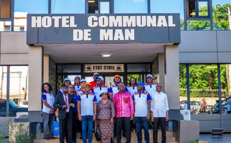  Arrivée de la délégation du FDFP à Man: Premiers échanges avec les autorités de la Cité des 18 Montagnes