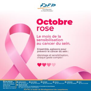OCTOBRE ROSE « ENSEMBLE CONTRE LE CANCER DU SEIN 🎀 »