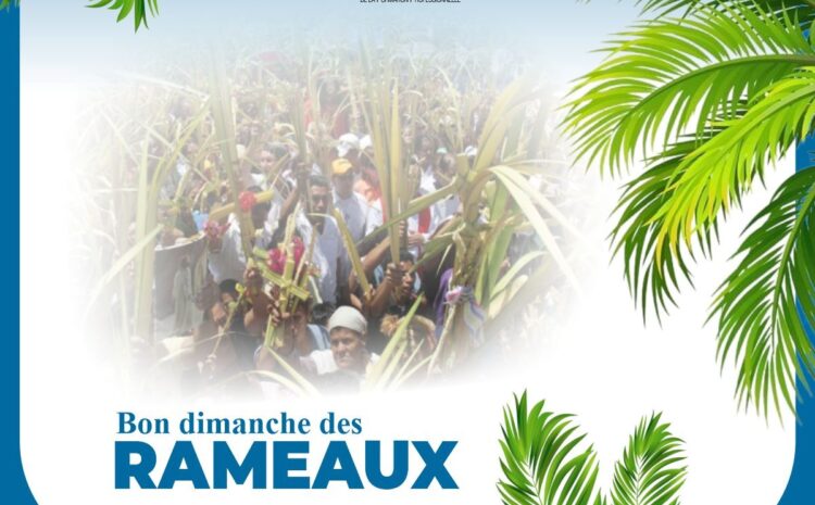  Bonne fête des Rameaux à toute la communauté Chrétienne !